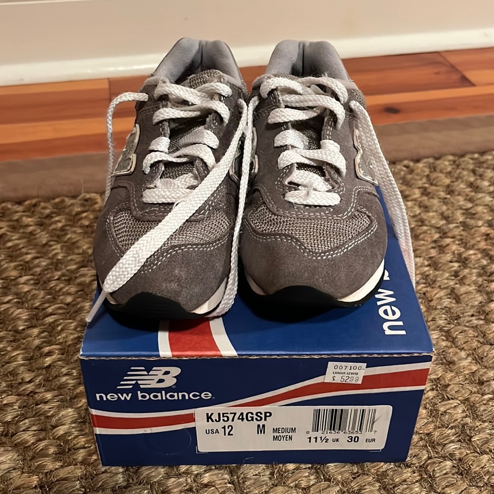 New Balance Grey suede sneakers size 11.5